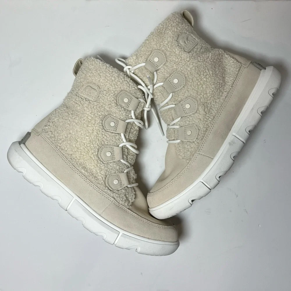 Sorel Explorer Next Joan Cozy Boot Beige Size 9
